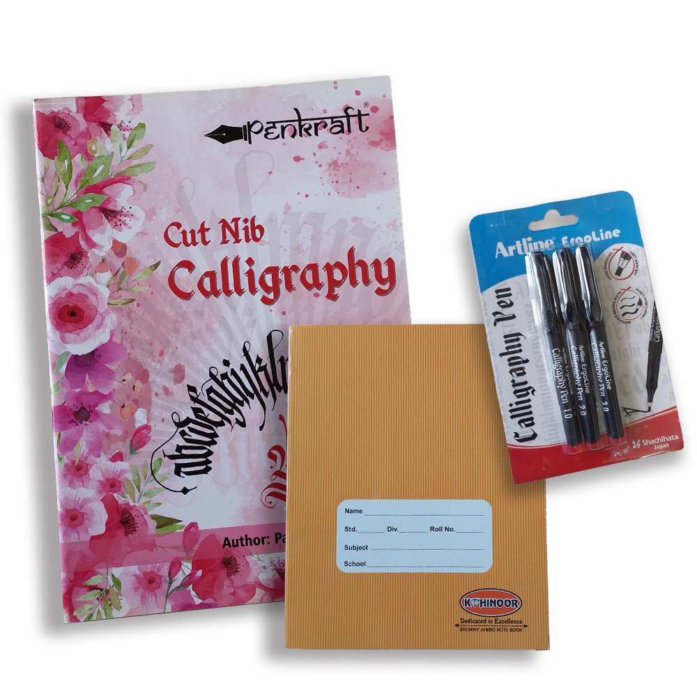 Cut nib Calligraphy