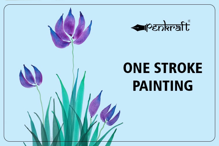 One stroke painting
