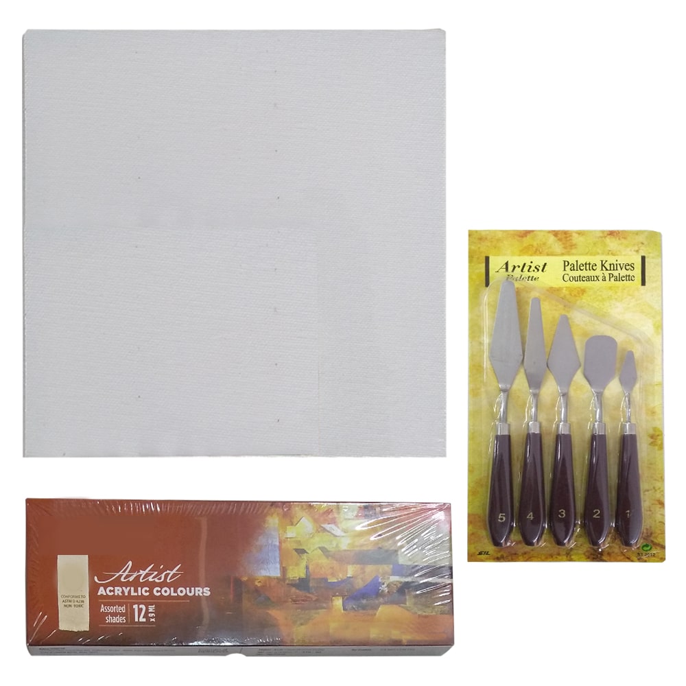 Knife Painting on Canvas DIY Kit by Penkraft