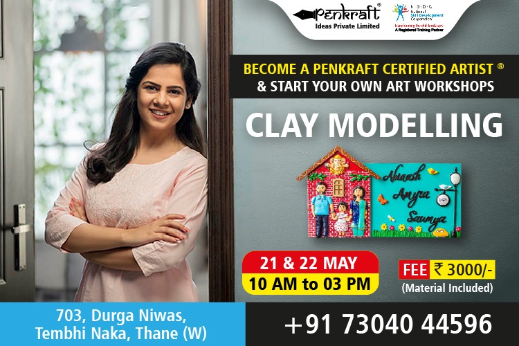 Become a Penkraft Certified Artist For Clay Modelling 